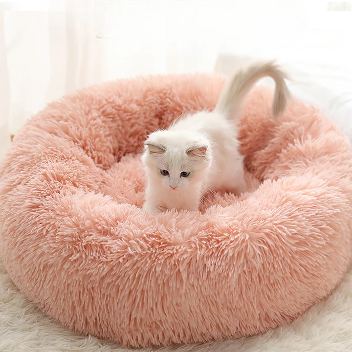 Plush Pet Bed for Cats and Dogs