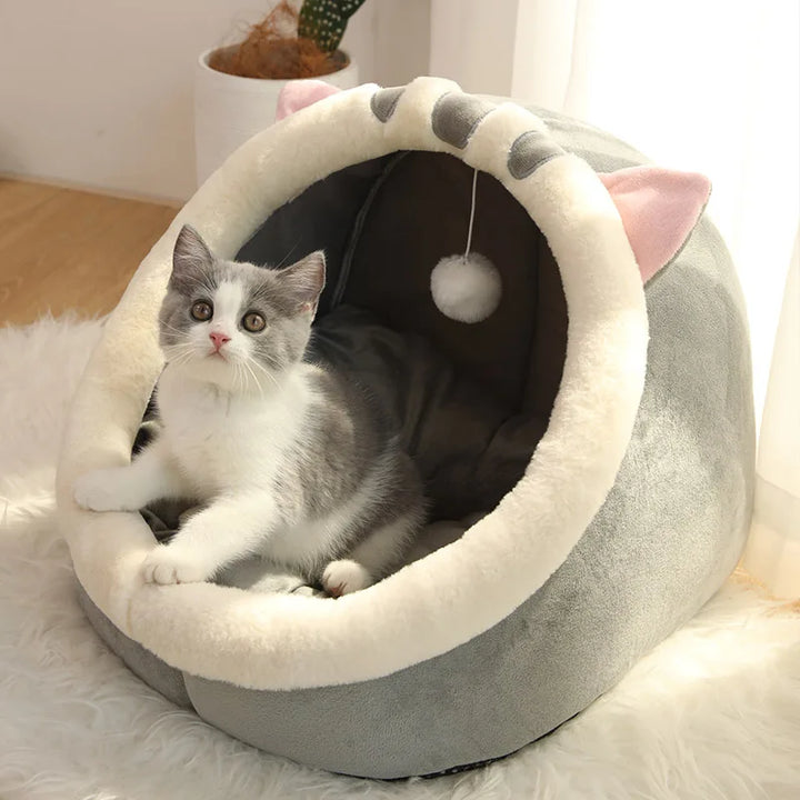 Pet Bed – Self-Warming, Foldable, and Washable