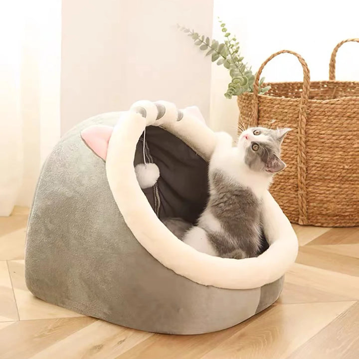 Pet Bed – Self-Warming, Foldable, and Washable