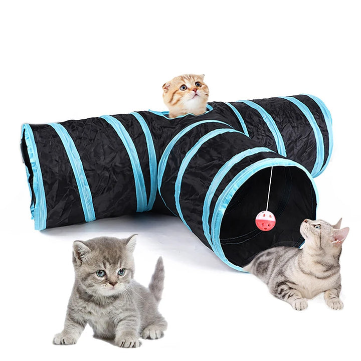 Foldable Cat Tunnel – Interactive toy for cats