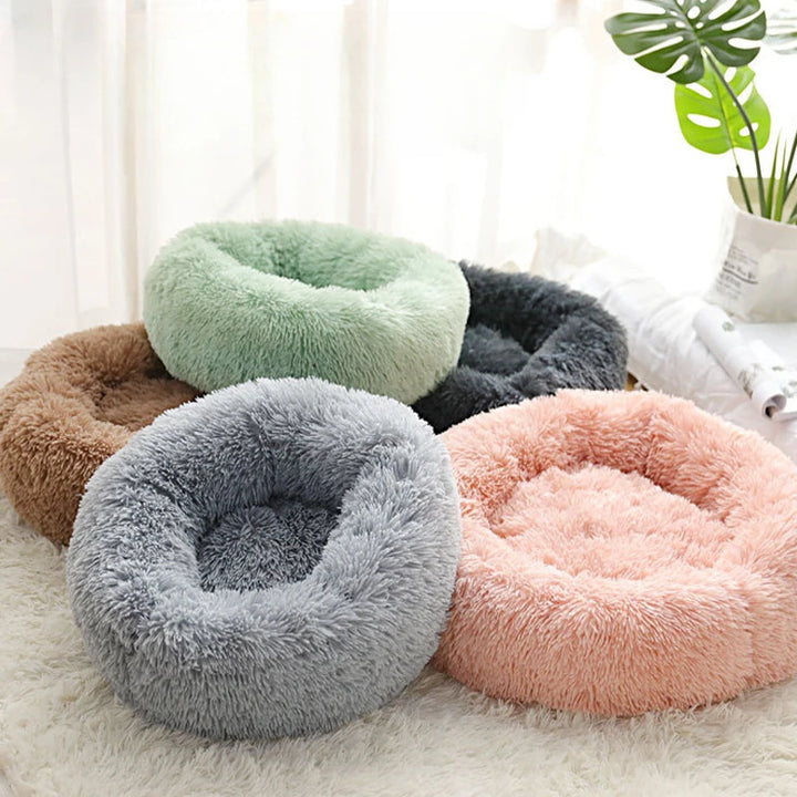 Plush Pet Bed for Cats and Dogs