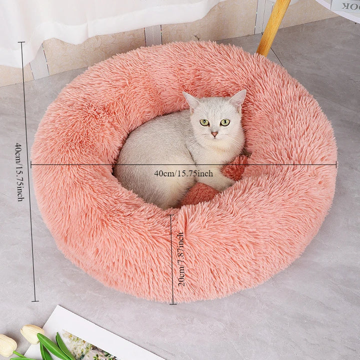 Plush Pet Bed for Cats and Dogs