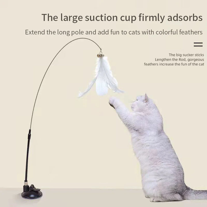 Interactive Hands-Free Cat Stick Toy