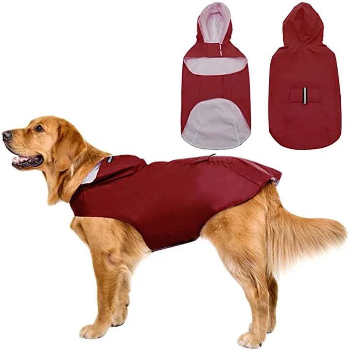 Waterproof Reflective Dog Raincoat