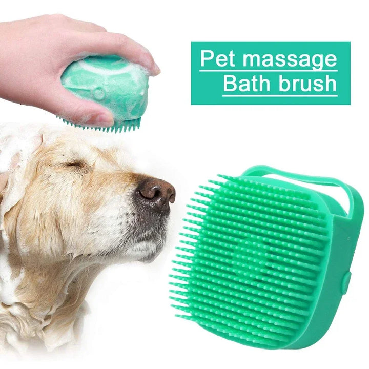 Pet Shampoo Brush for Dogs and Cats