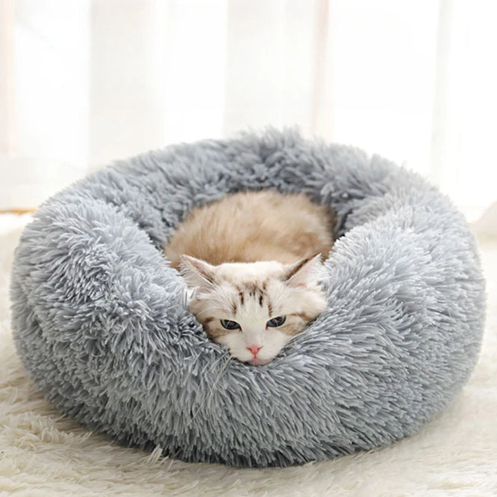 Plush Pet Bed for Cats and Dogs