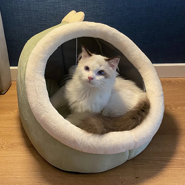 Pet Bed – Self-Warming, Foldable, and Washable