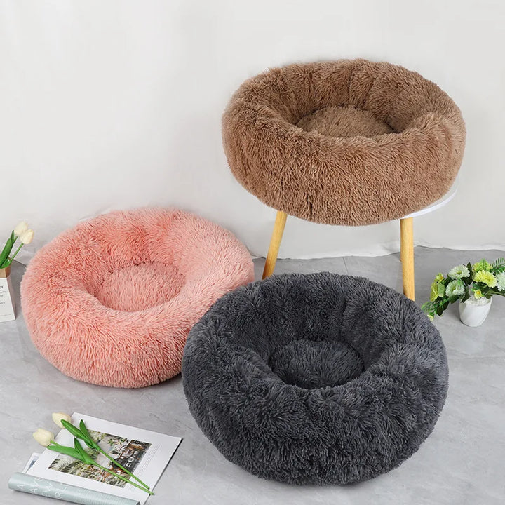 Plush Pet Bed for Cats and Dogs